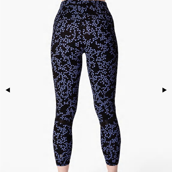Sweaty Betty Zero Gravity 7/8 printed leggings, Size Medium - Picture 8 of 10